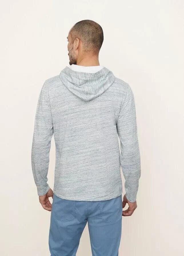 Translation missing: en.Vince Men's Space Dye Cotton Hoodie in Hydra multi-2XL