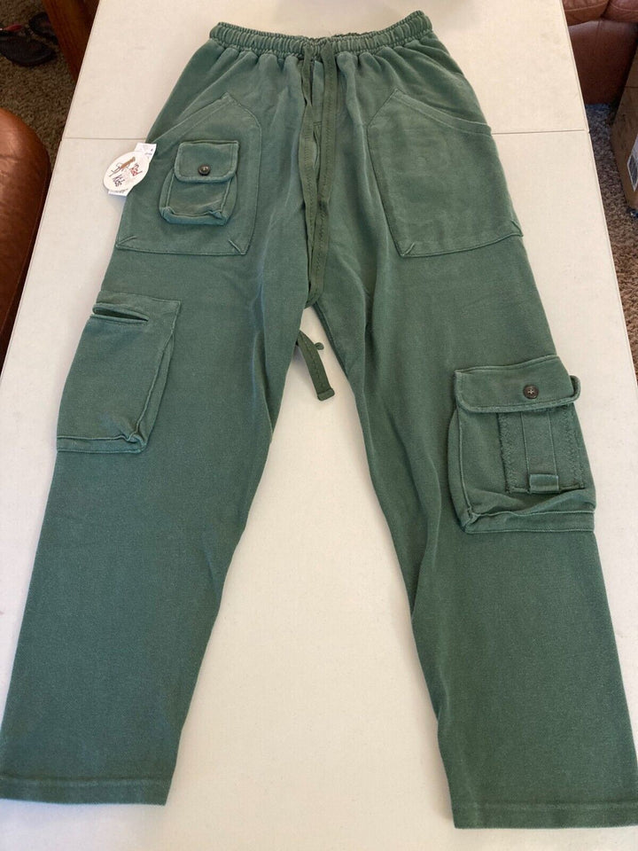 Translation missing: en.The Rad Black Kids Italian Hunting Pants Green-Size Medium
