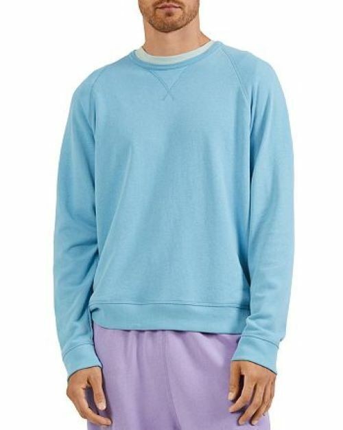 Translation missing: en.ATM Anthony Thomas Melillo Men's French Terry Crewneck Sweatshirt Ocean Blue-2XL