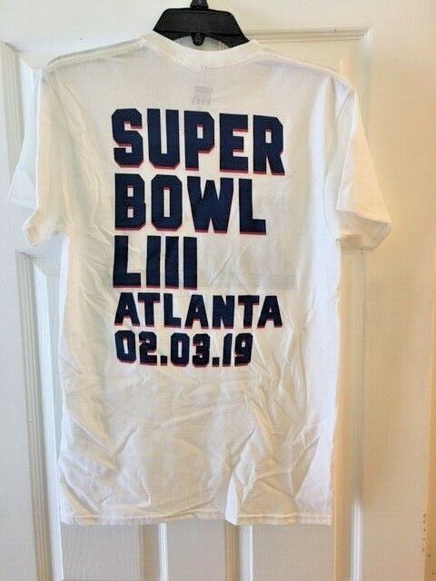Translation missing: en.Junk Food Super Bowl 53 Atlanta 2019 Graphic Tee White All Sizes