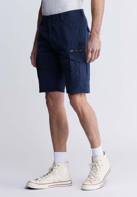 Translation missing: en.Buffalo David Bitton Cargo Shorts Men's 32W Navy Hiero Relaxed Fit 11.5"