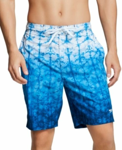 Translation missing: en.Speedo Men's Gradient Stretch 9" E-Board Shorts in Blue Lemonade-Sm