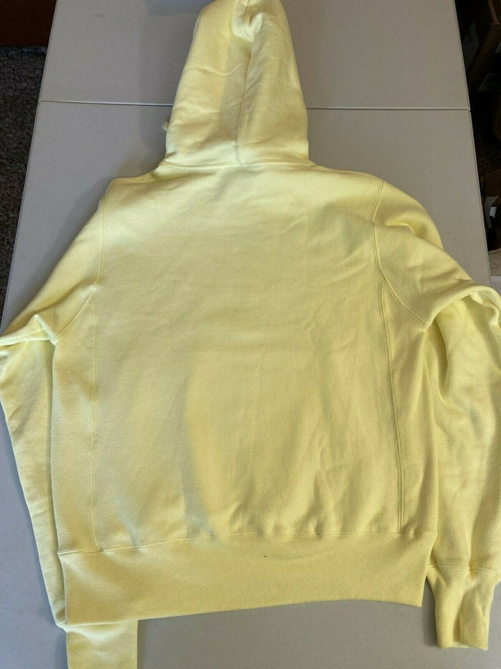 Translation missing: en.Champion Men's Relax-Fit Reverse Weave Logo Hoodie Lemon Glacier-Large