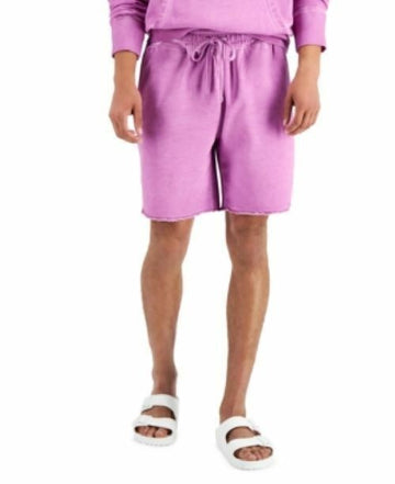 Translation missing: en.Sun + Stone Men's Regular-Fit Garment-Dyed 8" Fleece Shorts in First Bloom-Small