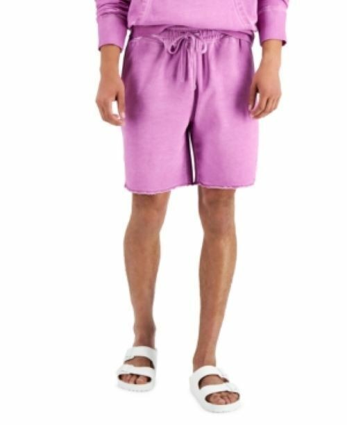 Translation missing: en.Sun + Stone Men's Regular-Fit Garment-Dyed 8" Fleece Shorts in First Bloom-Small