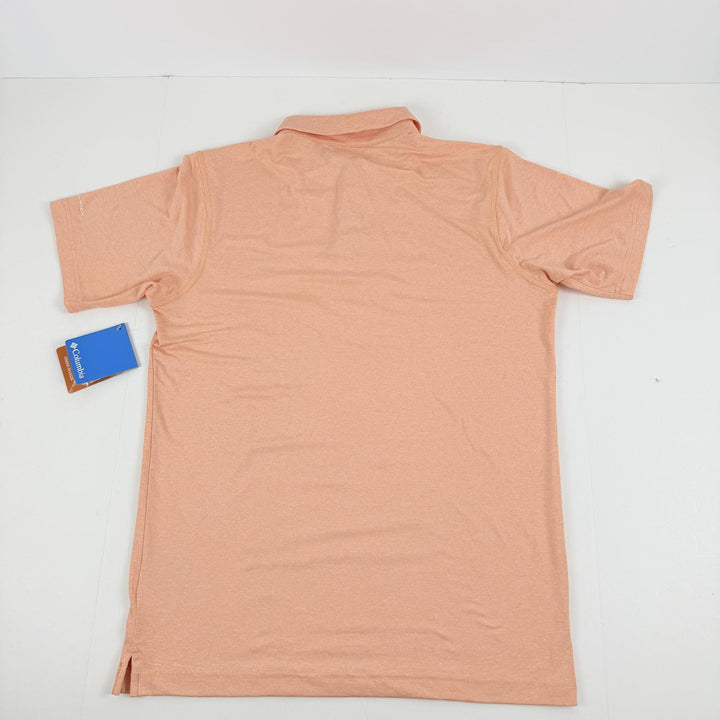 Translation missing: en.Columbia Men's Carter Short Sleeve Performance Crest Polo - Apricot Fizz-Small