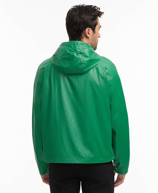 Translation missing: en.Hunter Men's Jay Crinkled Wax Jacket Classic Fit Bright Green-Medium