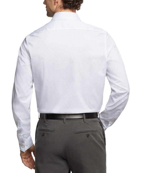 Translation missing: en.Van Heusen Men's Regular-Fit Wrinkle-Free Dress Shirt - Pink Pearl-16-16.5 34/35
