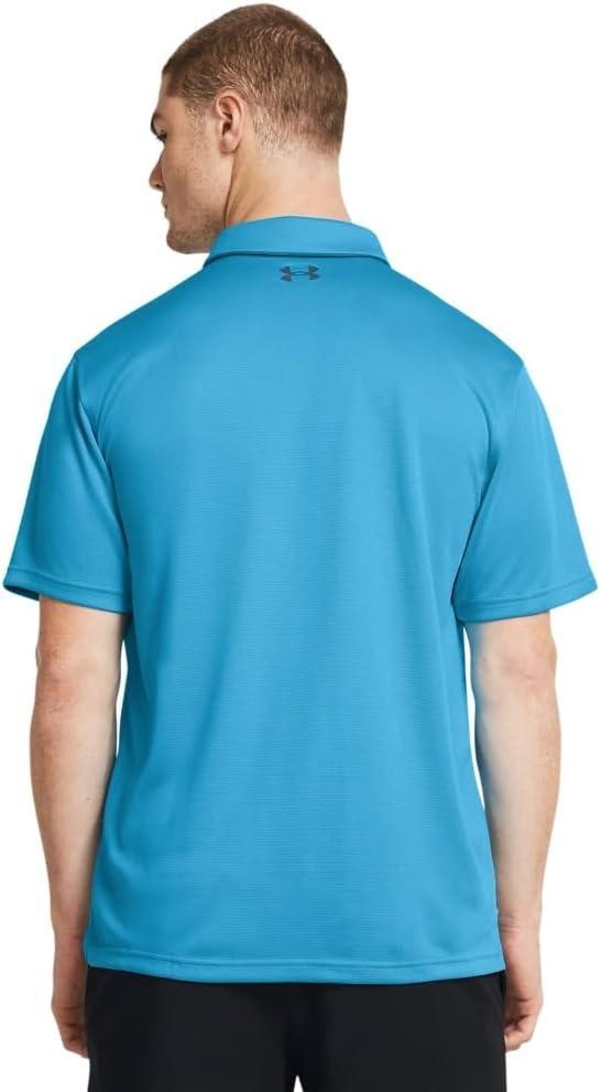 Translation missing: en.Under Armour Men's Tech Golf Polo, 421 Capri Pitch Gray, Size Small Loose Fit