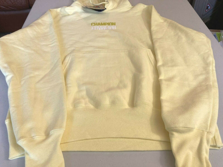 Translation missing: en.Champion Men's Relax-Fit Reverse Weave Logo Hoodie Lemon Glacier-Small