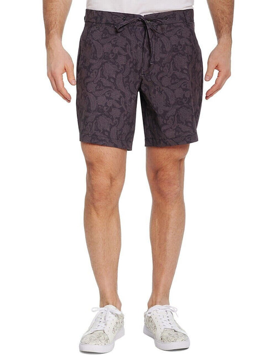 Translation missing: en.Robert Graham Men's Classic Fit Beach to Bar Bounty Shorts, Size 38 in Black