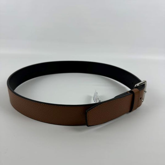 Translation missing: en.Michael Kors Mens Pebble Leather Jean Belt Brown-Size 32