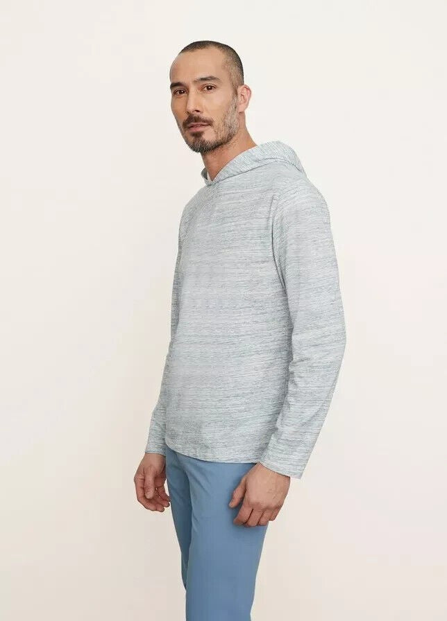 Translation missing: en.Vince Men's Space Dye Cotton Hoodie in Hydra multi-2XL