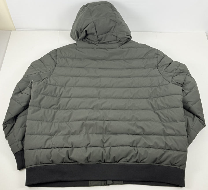 Translation missing: en.DKNY Men s Water Resistant Performance Zip Front Hooded Jacket Dark Green-2XL