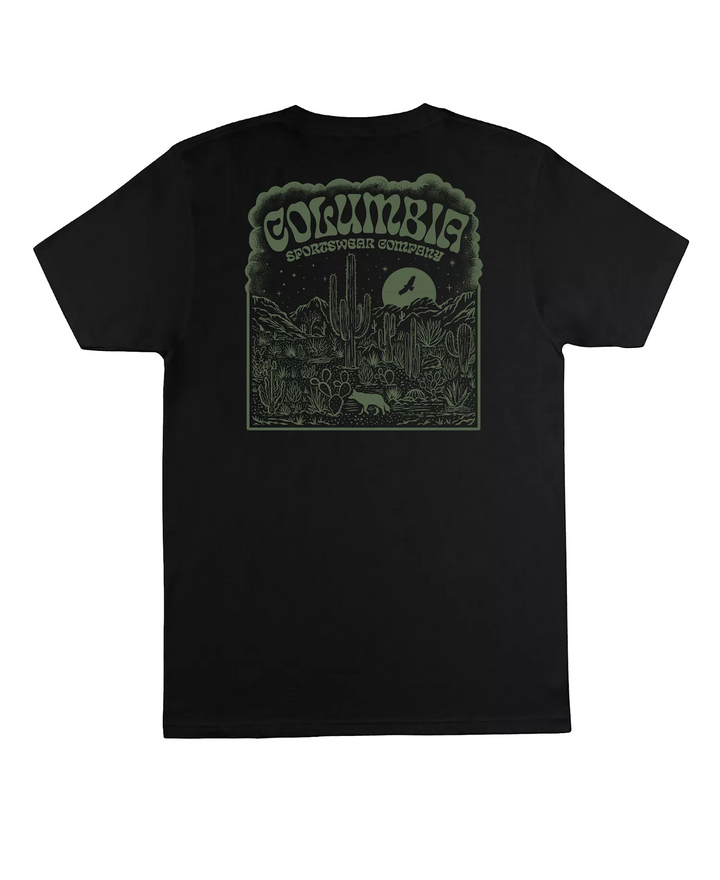 Translation missing: en.Columbia Men's Desert Nightscspe Short Sleeve Graphic Cotton Tee Black-Medium