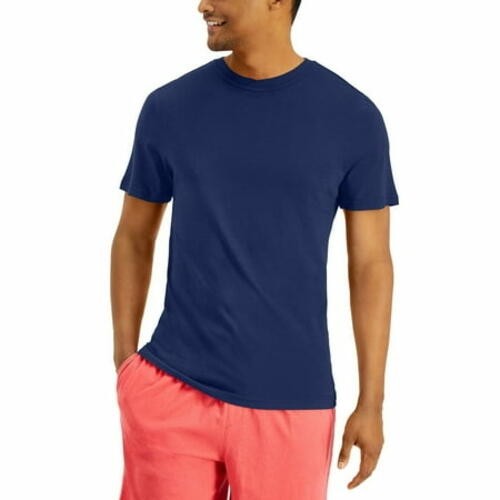Translation missing: en.Club Room Men's Pajama T-Shirt Pomp Blue Size Small Cotton Modal Crew Neck