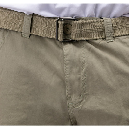 Translation missing: en.RAW X Men's Belted Classic Fit 12.5" Cotton Cargo Shorts Stone-50W