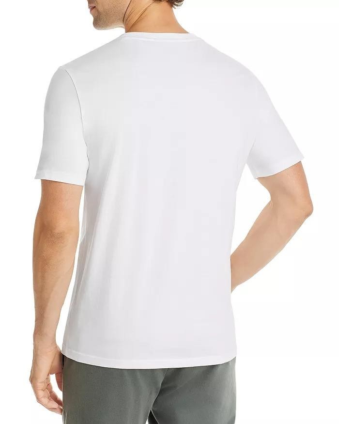Translation missing: en.Hugo Men's Dupungato Cotton Hillside Graphic Logo Tee White-2XL