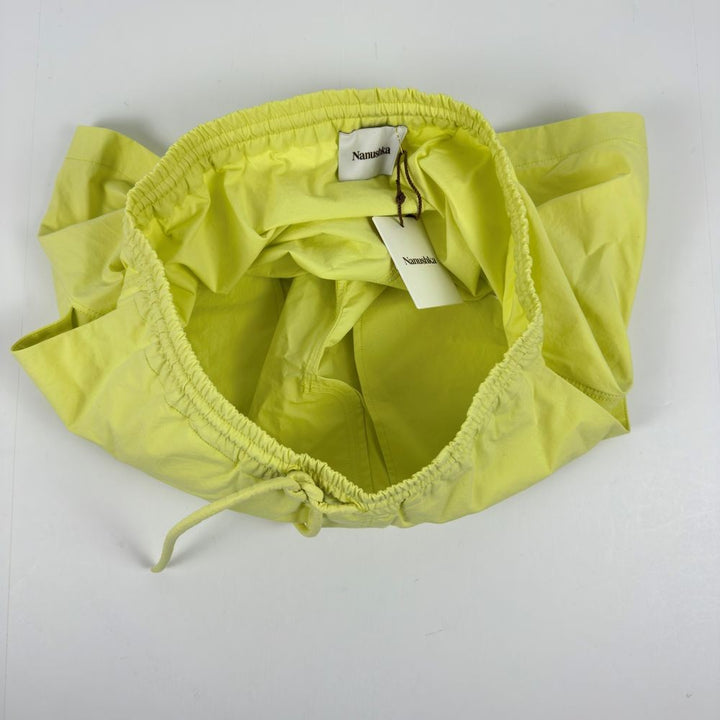 Translation missing: en.Nanushka Mens Heavy Poplin Volley Shorts in Yellow Luman-Medium