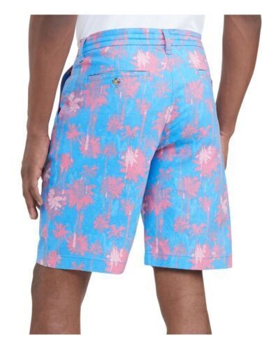 Translation missing: en.Tommy Hilfiger Men's 10" Miho Palm-Print South Beach Shorts in Palace Blue-34