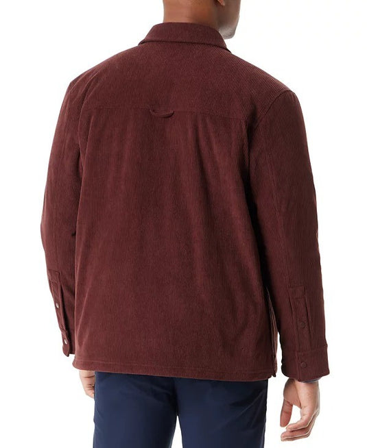 Translation missing: en.Bass Outdoor Shirt Jacket Men's Small Rum Raisin Burgundy Relaxed Fit Corduroy
