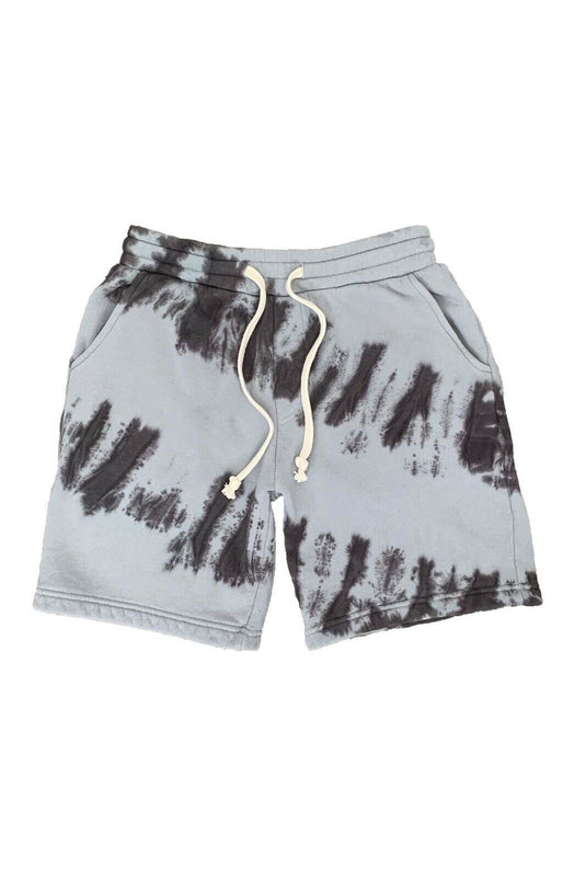 Translation missing: en.Original Paperbacks Brandeis Tie Dye 8" Lounge Shorts in Grey Gunmetal-XL