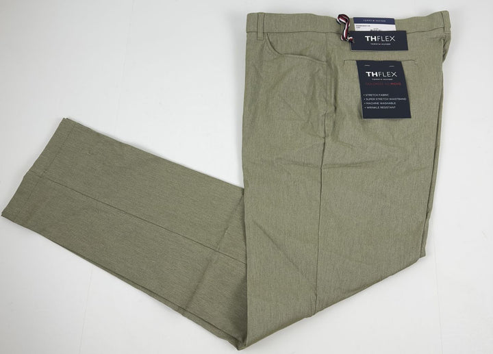 Translation missing: en.Tommy Hilfiger Twill Pants Men's 36x34 Olive Modern-Fit Stretch Fabric Waistband