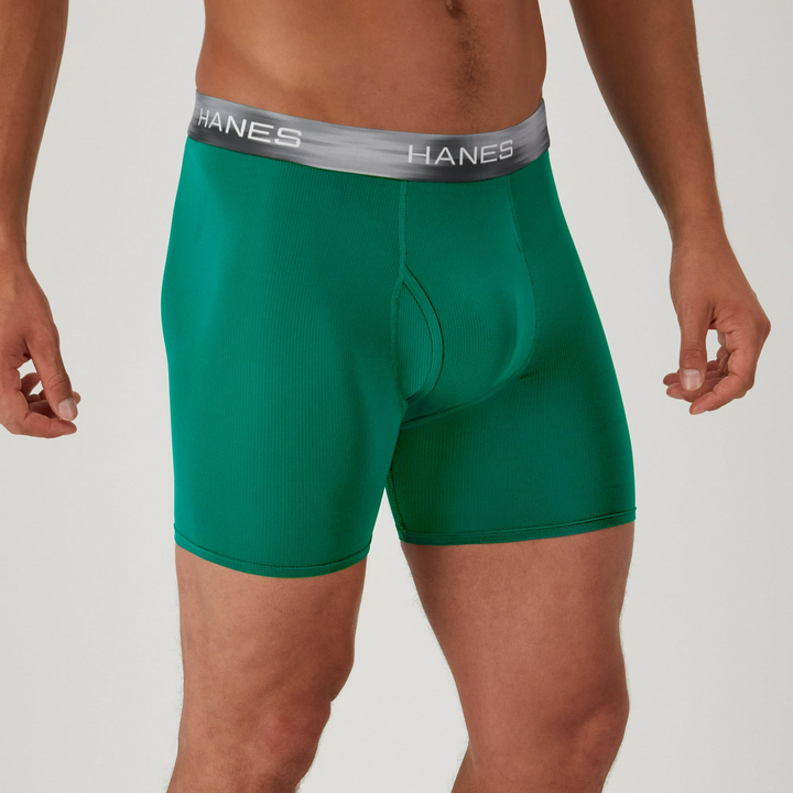 Translation missing: en.Hanes Men's Classics Ultimate X-Temp 4Pk Mesh Boxer Briefs Asst-Small 28-30W