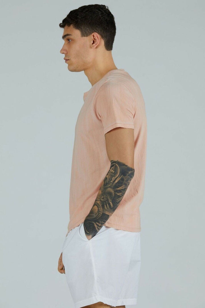 Translation missing: en.Atm Anthony Thomas Melillo Men's Classic Jersey Crew Neck Tee in Shell-2XL
