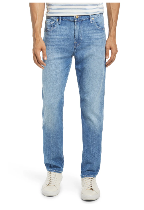 Translation missing: en.7 for All Mankind Men's Adrien Slim-Fit Jeans in Welch Blue-Size 28x32