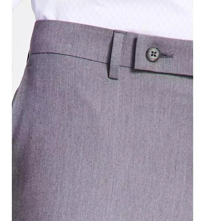 Translation missing: en.DKNY Dario Dress Pants Men's 38x32 Grey Modern-Fit Solid Stretch Flat Front