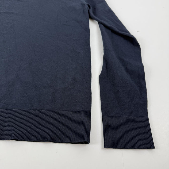 Translation missing: en.Perry Ellis Men's Long Sleeve Mock Neck Pullover Sweater Dark Sapphire-Medium