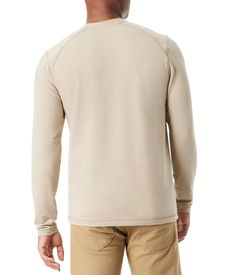 Translation missing: en.Bass Outdoor T-Shirt Men's Size XL Trench Coat Tan Long-Sleeve Ribbed Pocket