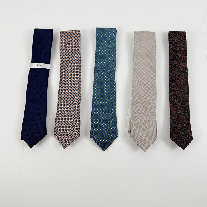 Translation missing: en.Tommy, Bar III, PE, Alfani Lot of 5 Premium Silk Polyester Ties Assorted-OS