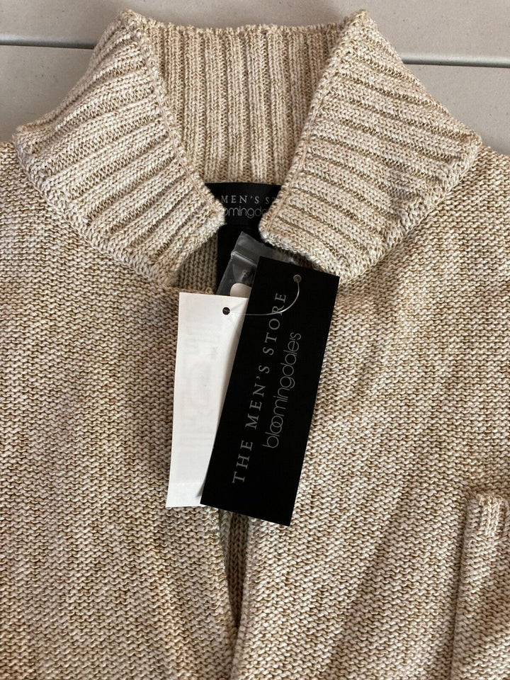 Translation missing: en.Major Department Store Designer Melange Knit Regular Fit Cardigan Sweater Sand-M