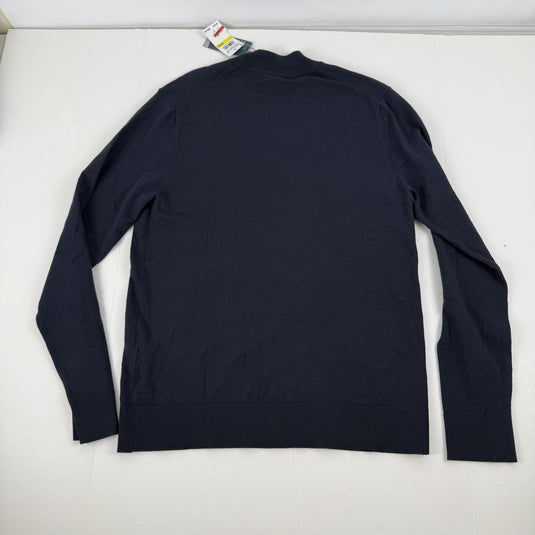 Translation missing: en.Perry Ellis Men's Long Sleeve Mock Neck Pullover Sweater Dark Sapphire-Medium