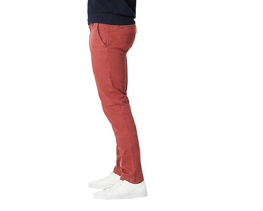 Translation missing: en.Mavi Johnny Rose Wood Slim Leg Twill Pants Red -Size 28/32