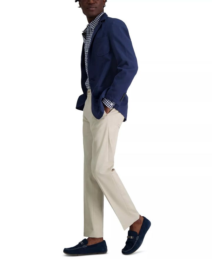 Translation missing: en.Haggar Men's Premium No Iron Khaki Straight-Fit Stretch Pants Sand-32x34