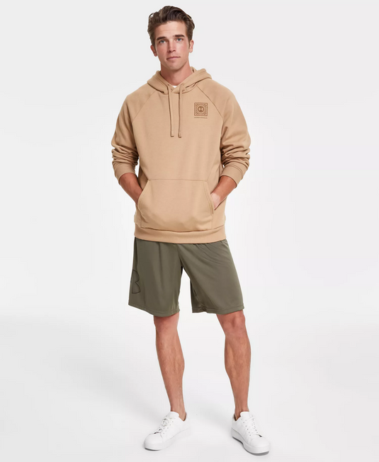 Translation missing: en.Under Armour Men's Rival Mountain Graphic Hoodie Cotton Blend Coyote Brown-2XL