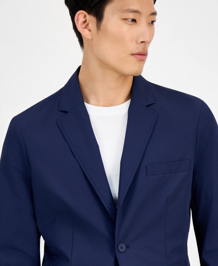 Translation missing: en.Alfani Men's Lightweight Nylon Blazer Reg Fit Stretch Neo Navy-Medium 36-38R