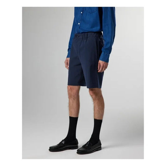 Translation missing: en.NNO7 Theodore Mens Organic Cotton Casual Shorts in Navy Blue-Size  32