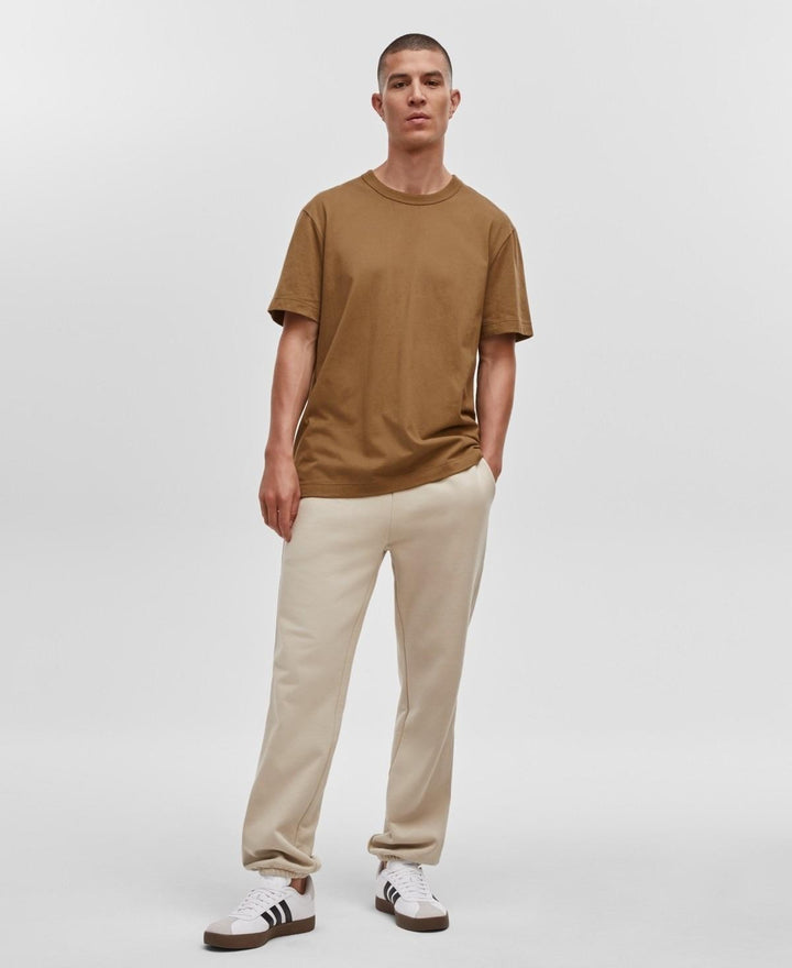 Translation missing: en.Mode Of One Mens Regular Fit Fleece Sweatshirt Joggers Dark Ecru-Large