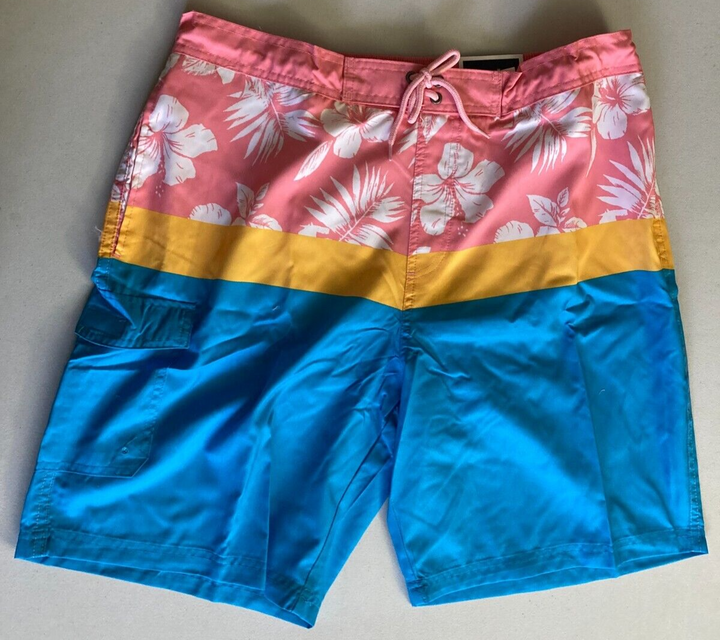 Translation missing: en.Club Room Men's Colorblocked 9" Quick Dry Swim Trunks Multicolor-Large 36-38