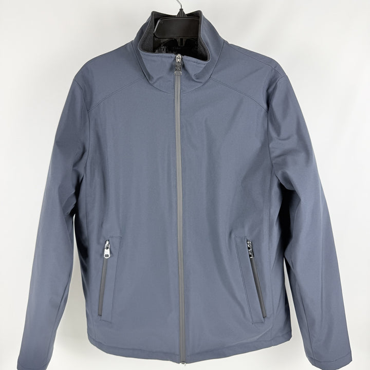 Translation missing: en.Calvin Klein Men's Full-Zip Stand-Collar Lightweight Hipster Jacket Indigo-Small