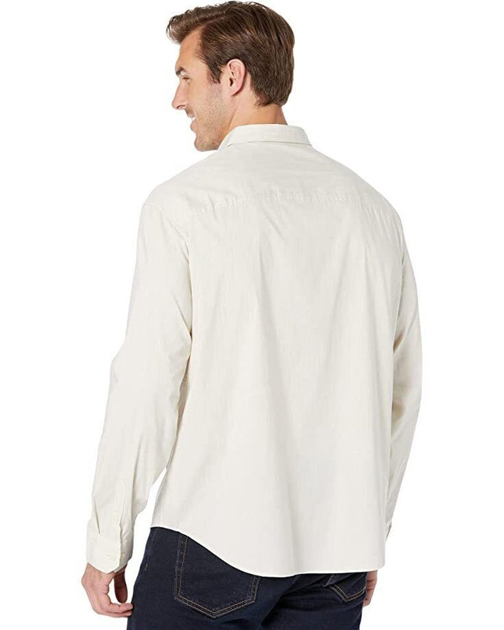 Translation missing: en.Calvin Klein Men's Stretch Textured Shirt in Silver Birch-XL