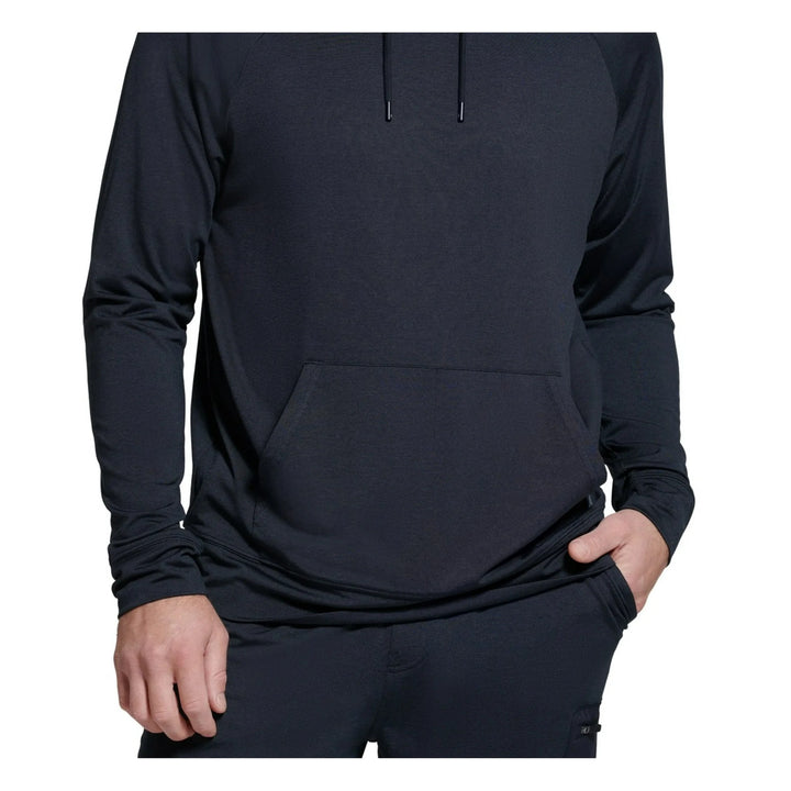 Translation missing: en.Bass Outdoor Men's Summit Mélange Jersey Hoodie in Black-Medium