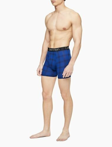 Translation missing: en.Calvin Klein Men's Ultrasoft Stretch Modal Boxer Briefs Rocky Plaid Sailor Jim-S