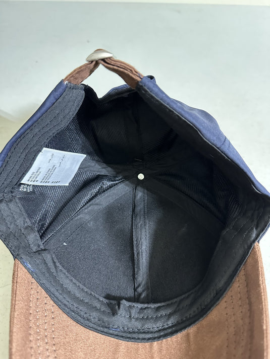 Translation missing: en.Alfani Mens Colorblock Baseball Hat Navy/Brown-OS