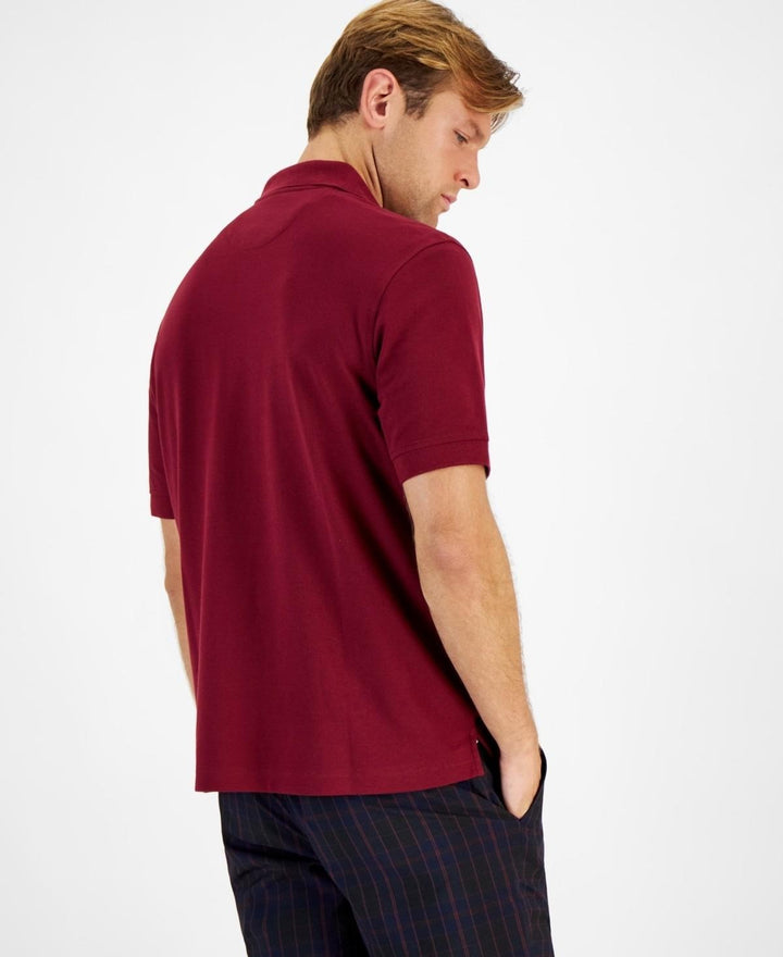 Translation missing: en.Club Room Men's Soft Touch Interlock Polo Cherry Pie Red-Medium