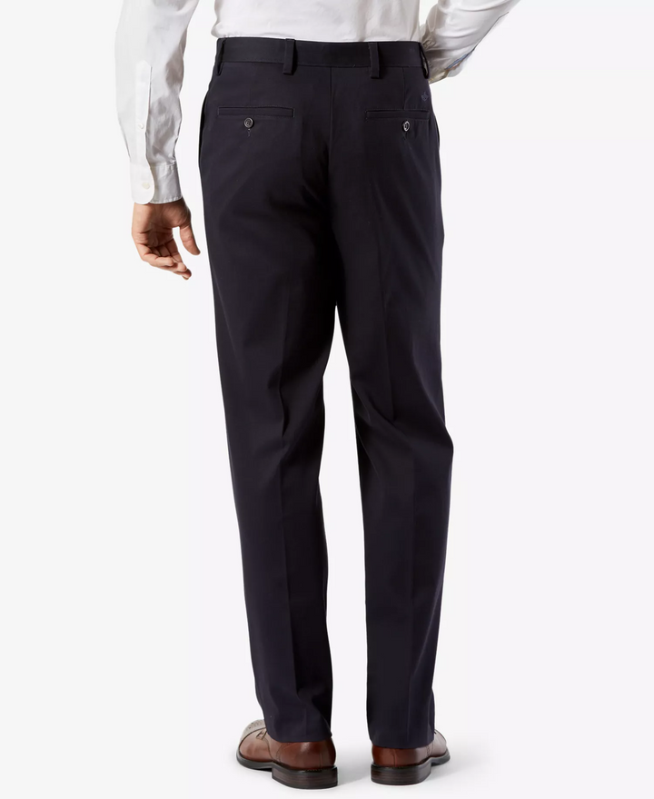 Translation missing: en.Dockers Men's Classic Fit Easy Pleated Khaki Pants, Stretch Flex Navy-33x30